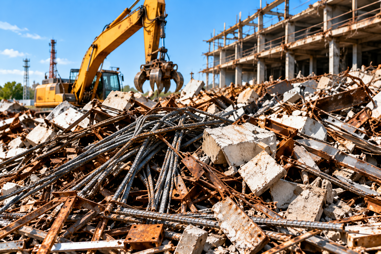 Construction and demolition scrap
