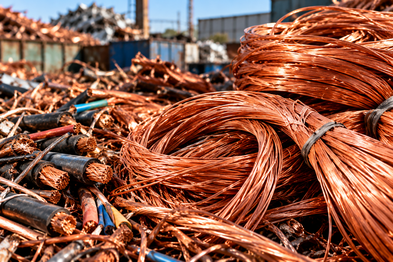 Copper wires and cables